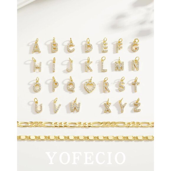 Summer Essential: Dainty 14K Gold Ankle Bracelets with Heart & Initial Charm - Picture 7 of 8